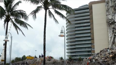 結構不穩風暴將至　邁阿密週日拆大樓殘體