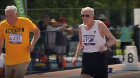 運動能抗衰老? 美國95歲爺爺運動會勇奪五獎牌