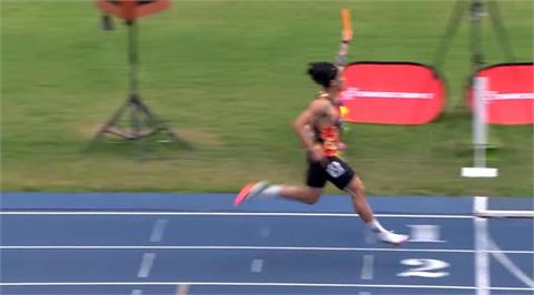 世壯運田徑(影)／ 30+選手400公尺接力決賽　台灣男女好手破2項全國紀錄
