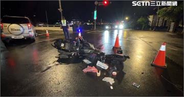 台中凌晨死亡車禍　20多歲男騎士遭撞噴飛不治