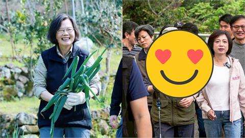 蔡英文爬山0喘氣「風狂吹頭髮」都不亂！本尊不忍曝「親身經歷」：你加油…