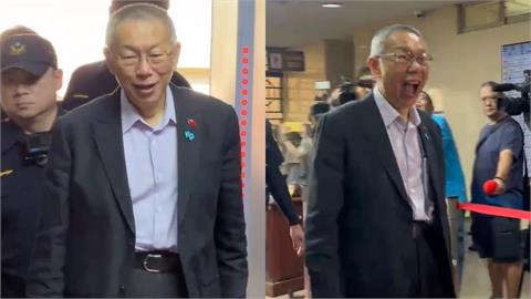 柯文哲現身北院「第2次出庭」！怒嗆北檢「編故事」自嘲：出來後更慘