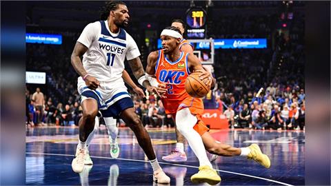 NBA(影)／SGA亞歷山大狂轟40分！雷霆勝灰狼拿下10連勝開季至今只有1敗