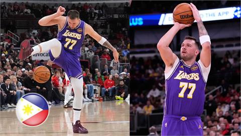 唐西奇（Luka Doncic）為擅長運用菲律賓步的NBA球星。（圖／AP資料照、國旗／取自 Freeimages）