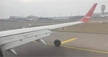 德威航空輪胎掉落「3航班喊Mayday」　運安會：備用油均高於最低量