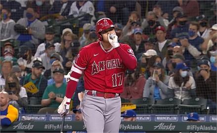 MLB／大谷翔平賽季最終戰開轟　單季打點站上百分大關