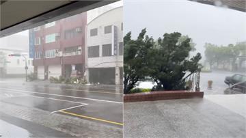 楊柳颱風直撲「東部登陸」！暴風圈逼近台東風雨炸裂
