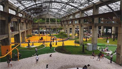 台鐵高雄機廠華麗變身親子遊樂園　父親節開園了