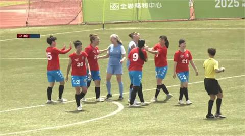 世壯運(影)／女子足球賽登場　 Taiwan Girls火力兇猛7:0奪首勝