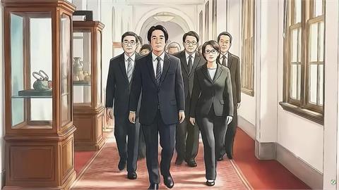 賴清德、蕭美琴化身動漫主角　民進黨AI年度影片吸睛登場
