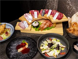 台北聚餐推薦！豪華肉品高溫岩燒　麵包、配菜、飲品無限續