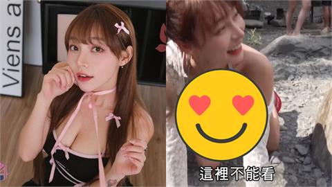 林襄「激薄比基尼」趴走天堂路！「誠意過重」細繩撐不了…萬人瘋傳：絕頂升天