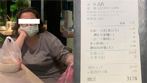 霸王餐姐一個月吃東區8店家　老闆氣炸PO網！網見帳單全傻：專挑貴的吃