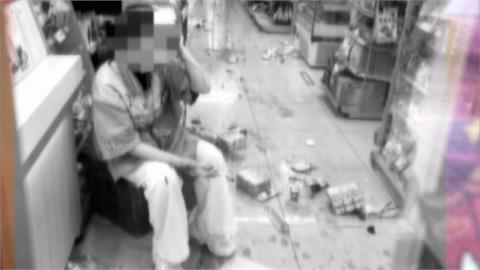 60歲女喝醉鬧超商! 持玻璃瓶砸人 女店員頭破血流