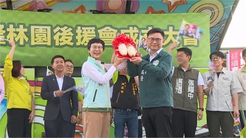 賴瑞隆第一個後援會！　林岱樺高喊凍蒜送上「好彩頭」