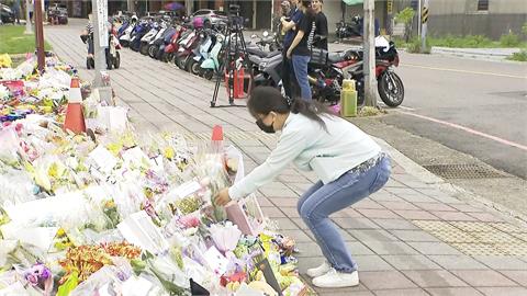 三峽車禍追思地成「花海」　學姊獻新運動服盼做乾淨天使