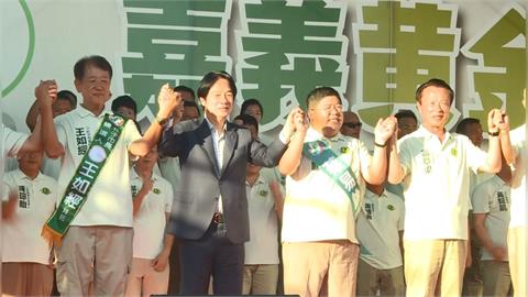 蔡易餘嘉義朴子競選總部成立　賴清德南下站台