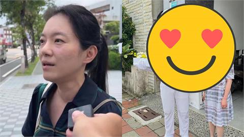 陳幸妤診所驚見「190公分真人版史努比」送花！她「露齒燦笑」同框畫面曝光