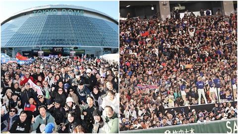 經典賽／台灣球迷太團結「萬人擠滿東蛋」！美、日記者都嚇壞：史上最大聲