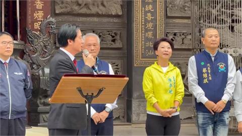 賴總統回本命區台南訪3廟　林俊憲批國民黨介入民進黨初選