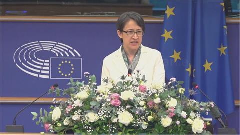 史上首次！　蕭美琴歐洲議會演說　強調台灣值得信賴