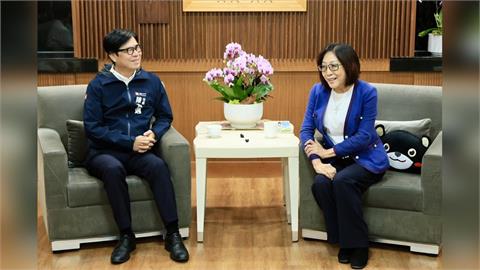快新聞／守護美濃杜絕盜採砂石　陳其邁拜會議會籲速通過修法