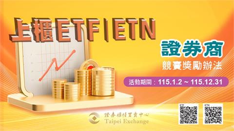 櫃買中心推出115年度ETF及ETN獎勵活動
