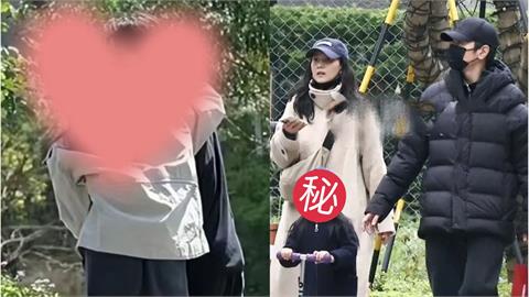 高圓圓低調溜娃「母愛眼神」藏不住！超甜偷親趙又廷網笑甜到蛀牙…