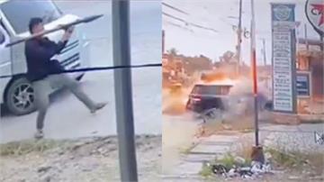 火箭彈直接轟！菲律賓市長座車擋死神　警匪激戰斃三嫌