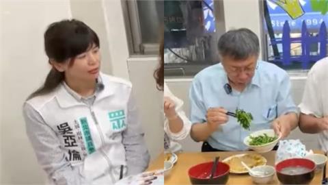 「整盤青菜」被柯P、黃國昌端走沒得吃！吃素候選人急喊「我吃很飽喔」遭網狂酸