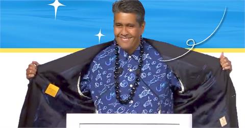 帛琉總統花襯衫背後有這故事！ 外交部：台灣的聲音被國際社會聽見