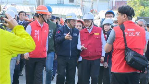 地牛翻身台南災情慘　卓榮泰南下勘災：讓大家安心過年