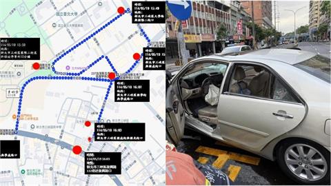 三峽肇事翁「行車軌跡圖」曝！生前「市區狂飆逾80公里」在校園附近徘徊