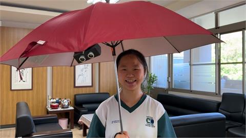 自動偵測傘避免戳傷人　還能提供即時救援　南投中興高中學生獲2項國際金獎