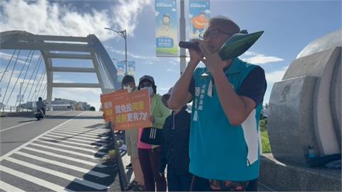 快新聞／台東罷團「挫賓」 豐里橋右岸造勢！　縣議員簡維國：下架黃建賓