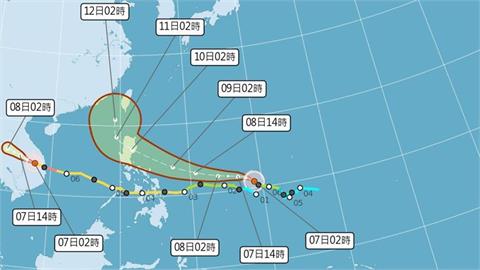 鳳凰颱風「大角度北轉」恐飆強颱!下週逼近台灣「冒1現象」鄭明典1圖解釋