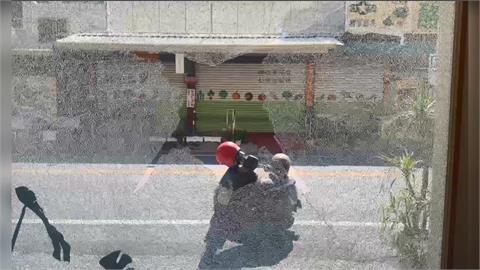 真的熱爆！南台紅色警戒　屏東服飾店櫥窗「玻璃爆裂」