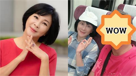 吳淡如高鐵鄰座竟是「資深藝人」!甜笑比YA畫面曝…她嗨喊:我也很愛農家樂