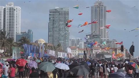 斯里蘭卡風箏節登場　逾25國家選手大秀創意
