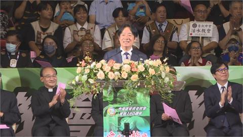 快新聞／出席長老教會宣教160週年禮拜　賴清德引聖經呼籲團結