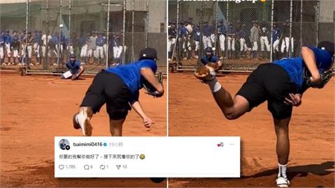 棒球(影)／軌跡太銷魂！林維恩「飆五球路」萬人朝聖　蔡其昌：接下來就看你的了