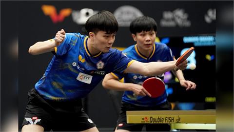 桌球(影)／林昀儒、鄭怡靜杜哈挑戰賽混雙遭逆轉！分頭出擊續拚單打