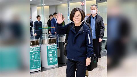 快新聞／見完裴洛西、萊斯返台！蔡英文訪美曝心聲　喊「台灣與世界連結不會停」