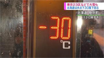 史上最強寒流急凍日本 北海道跌破零下30度
