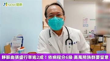 靜脈曲張盛行率逾2成!依病程分6級 高風險族群要留意