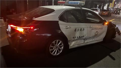 快新聞/暗夜槍響!高雄警盤查違停「突遭加速衝撞」 連開6槍還擊仍遭逃逸