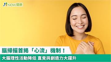 腦掃描首揭「心流」機制！大腦理性活動降低 直覺與創造力大躍升