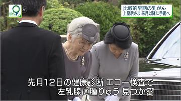 日本上皇后美智子罹乳癌 9月後手術