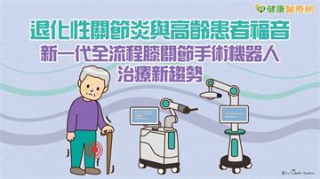 退化性關節炎與高齡患者福音　新一代全流程膝關節手術機器人治療新趨勢