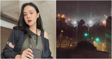 颱風丹娜絲猛襲！歐陽靖「住台南一級戰區」嚇壞：我家跟地震一樣在晃
